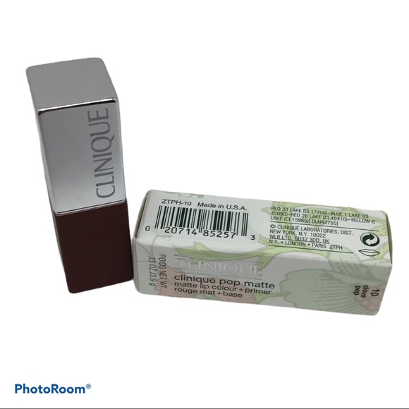 CLINIQUE pop matte lip color + primer clove pop - Picture 4 of 6